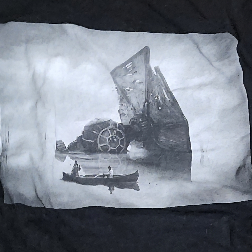 NTVS Limited Addition Black Graphic T-Shirt with Gray Print - Picture 3 of 3